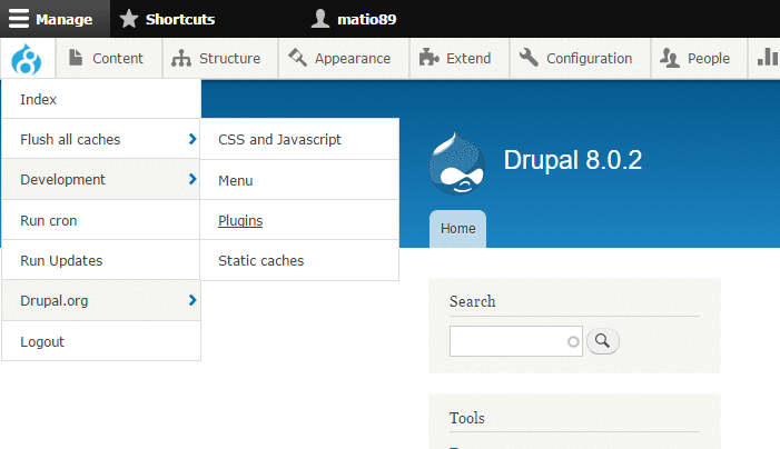 drupal-admin-toolbar