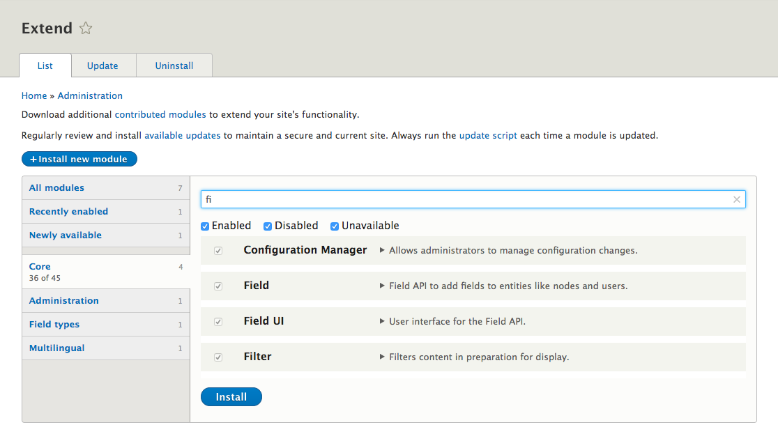 drupal-module-filter